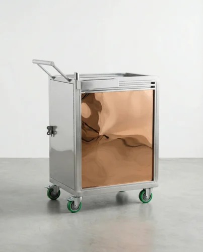 Stainless Steel Snacks Trolley